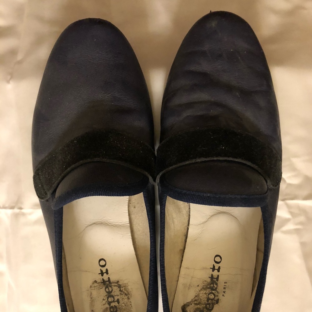 Repetto blue loafers 39